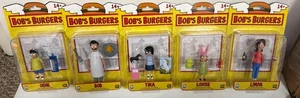 Bobs Burgers Phatmojo Poseable Figure Full Set Of 5 Louise Bob Linda Gene Tina - Bild 1 von 11