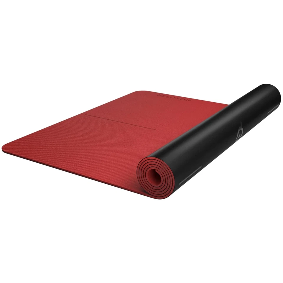 PELOTON Reversible Workout Mat 71 in in mm Black Red YG-MT-A-02*