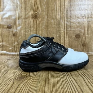 FJ Footjoy Herren Contour Freizeit Wasserdicht Braun Leder Golfschuhe Größe 8,5 - Bild 1 von 10
