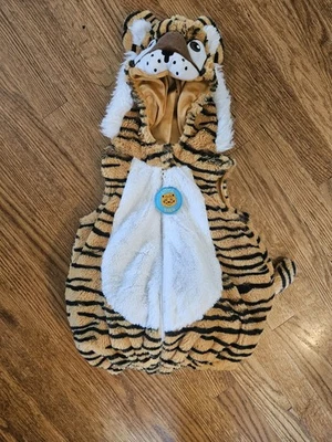 Niño Niña Talla 18 Meses Disfraz Tigre Halloween Traje de una pieza Foto 1 de 4