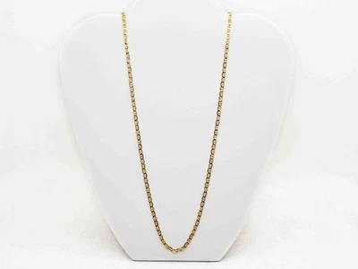 3.5mm Wide Mariner Link Chain Necklace 14k Gold 22" Long - Image 1 of 4