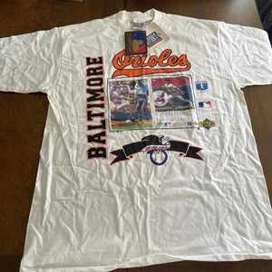 Vintage XL 1994 Orioles Cal Ripken Jr. Upper Deck Tee Shirt NWT - Picture 1 of 7