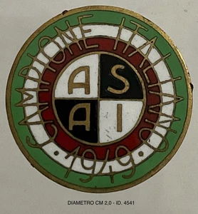 ASSOCIAZIONE SPORTIVA AUTOMOBILISTI ITALIANI ASAI DIST. CAMPIONE ITALIANO 1949 - Foto 1 di 8