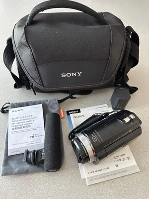 Sony Handicam HDR-PJ530, With Carry Case, Gun zoom Microphone And Large Battery - Image 1 of 4