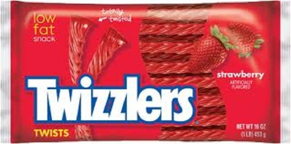TWIZZLERS Strawberry Candy Twists 16 Oz