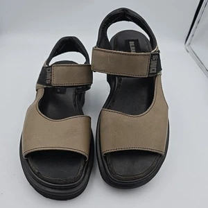 90s Y2K Vtg Doc Dr Martens Leather Fisherman Sandals Womens Sz 6 England Read - Picture 1 of 7