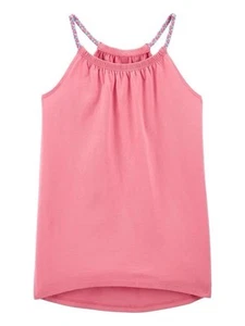 OshKosh Girls Pink Spaghetti Strap Shirt Girls Size 7/7A - Picture 1 of 7