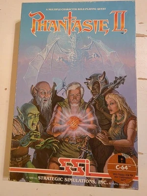 Phantasie II COMMODORE 64 (1986) *RARE* - Image 1 of 4