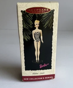 Vintage 1994 Barbie #1 Debut 1959 Keepsake Ornament Movie NEW IN BOX T1 - Picture 1 of 5