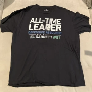 Selten - Minnesota Timberwolves - Kevin Garnett - ALL TIME REBOUND LEADER T-Shirt - XL - Bild 1 von 3