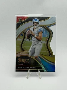 2023 Panini Select #268 Hendon Hooker Red and Yellow Prizms Die Cuts RC Lions - Picture 1 of 2
