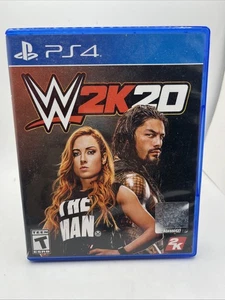 WWE 2K20 (Sony PlayStation 4 PS4, 2019) Complete CIB Tested & Works - Picture 1 of 5