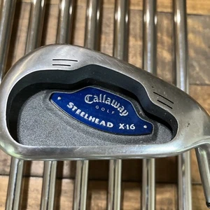 Callaway STEELHEAD X-16 Iron Set 8pcs 3-PW Original Steel Uniflex - Picture 1 of 12