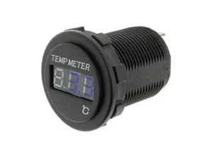 Temperature Meter, for 12-24V Vehicles with Sensor - IP66 Rated - Picture 1 of 1
