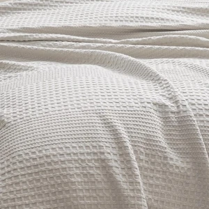 Ultra Soft Waffle Weave Blanket Twin Size, Lightweight Breathable Durable Ski... - Bild 1 von 9