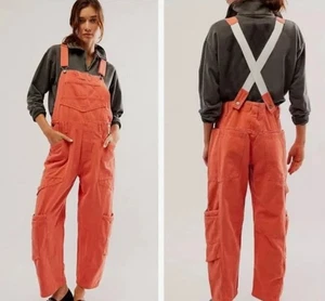 Free People Rayna Carpenter Overall - Orange Damen XS - EUC!! - Bild 1 von 5