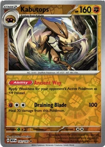 Kabutops Rare SV: Scarlet & Violet 151 141/165 NM - Bild 1 von 2