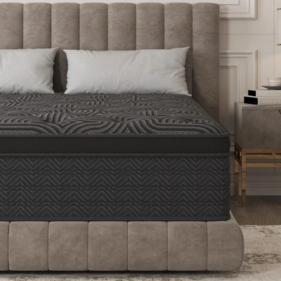 VISCOUNTESS 9"12"14" Twin Full Queen King Size Mattress in a Box Hybrid Spring Memory Foam