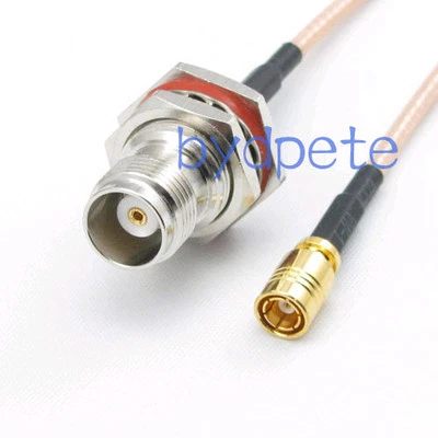 TNC female jack to SMB female RG316 Pigtail Coaxial Cable Koaxial Kable 50 ohms - Image 1 of 4
