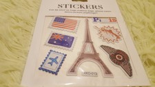 Cute Paris Themed Stickers