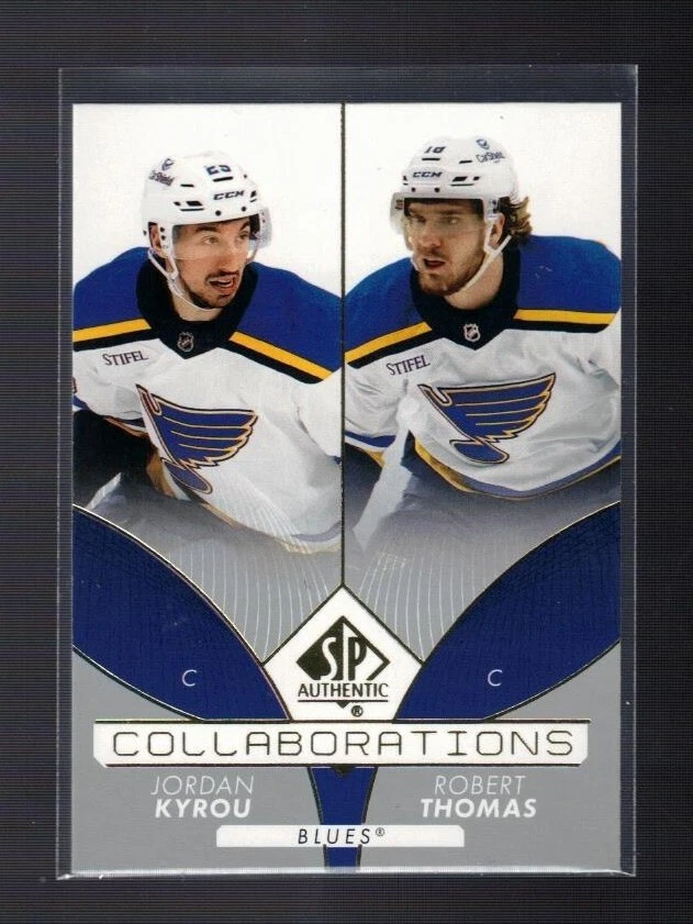 2022-23 SP Authentic / Jordan Kyrou & Robert Thomas #C-22 / St. Louis Blues - Image 1 of 1