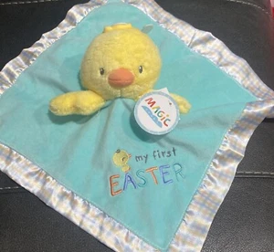 Magic Years "My First Easter" Chick/Duck Rattle Security Blanket/snuggle Buddy - Picture 1 of 3