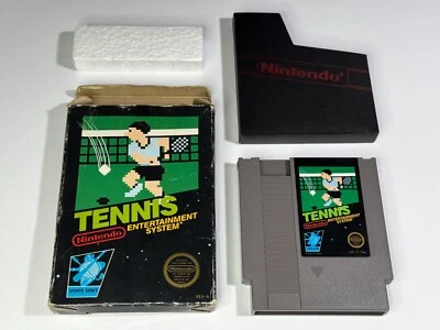 Tennis (Nintendo NES, 1985) Tested, with box - circle seal REV-A - Image 1 of 4