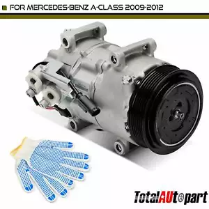 AC A/C Compressor w/ 6 Grooves for Mercedes-Benz B-Class L4 1.7L 12V A0022306811 - Picture 1 of 8