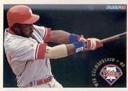 1994 Fleer Philadelphia Phillies Baseball Card #584 Wes Chamberlain