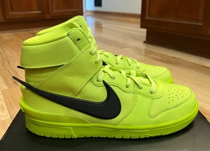 Nike Dunk Hi x Ambush Atomic Green Black Flash Lime CU7544 300 Men's Size 9 - Picture 1 of 10