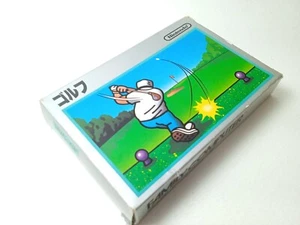✨ Golf Silver Box Famicom Nintendo Boxed FC NES 1984 HVC-GF ✨ - Imagen 1 de 16