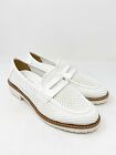 Franco Sarto Womens White L-Celeste Penny Loafer Shoes Size 7, 7.5, 8, 8.5 M