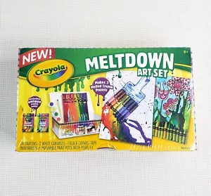 Crayola Buntstifte Meltdown Art Set enthält laufende Regenbogen- & Neon-Suppe NEU versiegelt - Bild 1 von 8