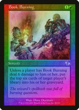 Book Burning FOIL Judgment Near Mint MTG Magic DNA GAMES