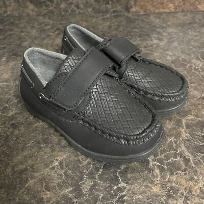 Josmo Boy's Slip On Black Dress Shoes Size 9 - Image 1 of 4