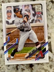 2021 TOPPS UK EDITION ROOKIE CARD ARIZONA DIAMONDBACKS ANDY YOUNG #210 - Bild 1 von 1