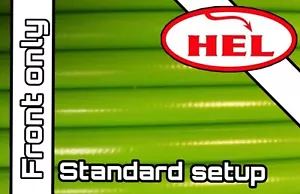 GREEN Suzuki GS1000 G 80-83 HEL braided FRONT ONLY brake hoses std setup - Picture 1 of 7