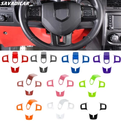 Interior Steering Wheel Cover Trim for Dodge Challenger Charger Durango 2009-14 - Image 1 of 4