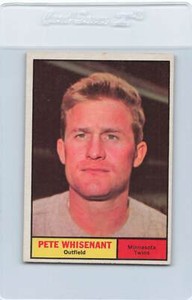 1961 Topps #201 Pete Whisenant Twins EX *10560