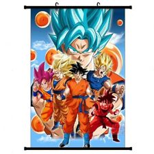 Dragon Ball Z Fabric Wall Scroll Hanging Poster Home Decor Gift Animate GOKU 