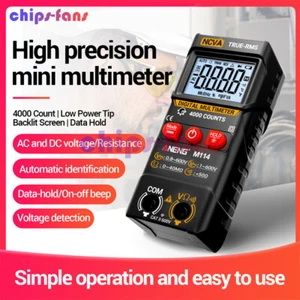 ANENG M114 M115 Automatic Voltmeter AC/DC Ohm NCV Digital Multimeter 4000 Counts - Picture 1 of 26