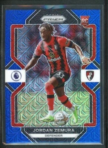 2022-23 JORDAN ZEMURA 13/25 PANINI PRIZM PREMIER LEAGUE MOJO BLUE ROOKIE RC #222 - Picture 1 of 2
