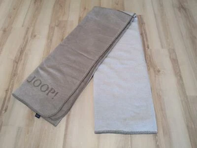 JOOP! Kuscheldecke Wohndecke Limit Rauch-Palisade 150x200cm beige braun 758668 - Bild 1 von 3