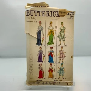 Vintage Butterick 3273 Kostüme für Kinder & Misses’ Muster Größe 14 - Bild 1 von 2