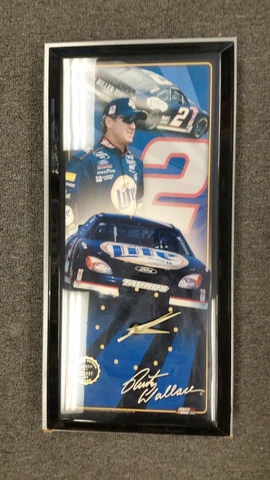 RUSTY WALLACE #2 MILLER LITE JEBCO CLOCK 23" X 11" NEW IN BOX #620 OF 5000 Cover