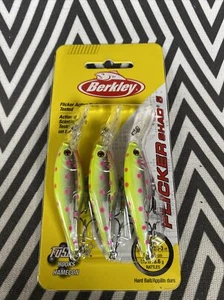 Berkley Flicker Shad 5 Fleet Farm Custom Outbreak 3 Pack - Great for Walleye! - Picture 1 of 3