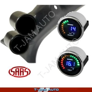 Pillar Pod for Ford Falcon 2008 - 2016 + Boost + Volt LED AT Gauges - Picture 1 of 10