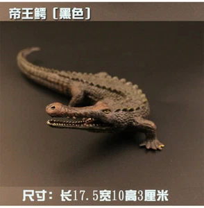 Krokodil Spielzeug Modell Sarcosuchus imperato Kinder Geschenk Figur sichere Qualität dunkel - Bild 1 von 3