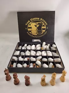 The Chess Store 3 Inch Walnut Wood Chess Pieces Set (Box #0) - Picture 1 of 6
