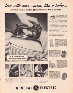 1940s General Electric Combination Iron Household Print Advertisement Ad 1949 - Picture 1 of 1